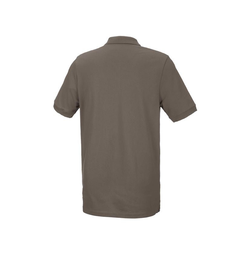 Shirts & Co.: e.s. Piqué-Polo cotton stretch, long fit + stein 3