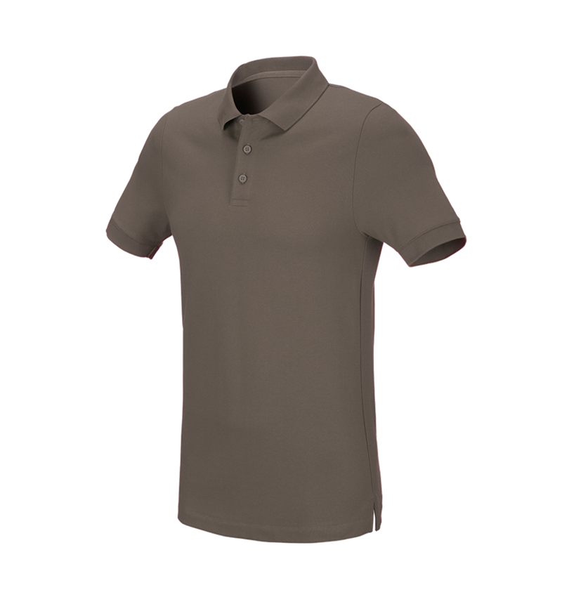 Shirts & Co.: e.s. Piqué-Polo cotton stretch, slim fit + stein 2