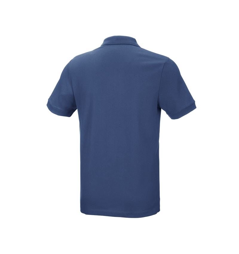 Plumbers / Installers: e.s. Pique-Polo cotton stretch + cobalt 3