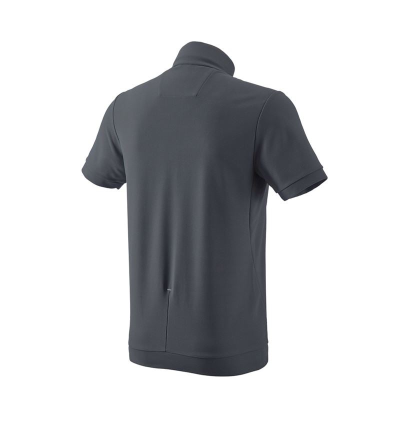 Hauts: e.s. ZIP-T-Shirt fonctionnel UV + anthracite/platine 3