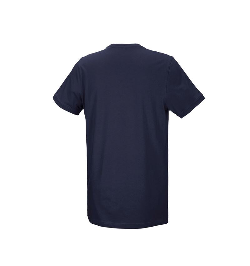 Installateurs / Plombier: e.s. T-Shirt cotton stretch, long fit + bleu foncé 3