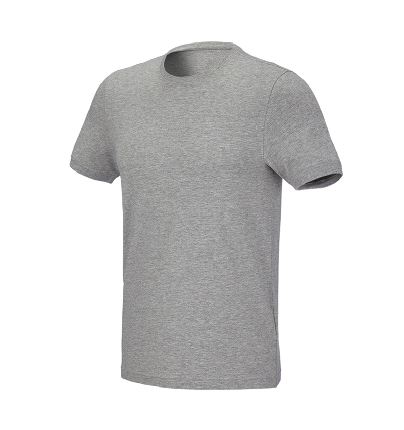 Installateurs / Plombier: e.s. T-Shirt cotton stretch, slim fit + gris mélange 2