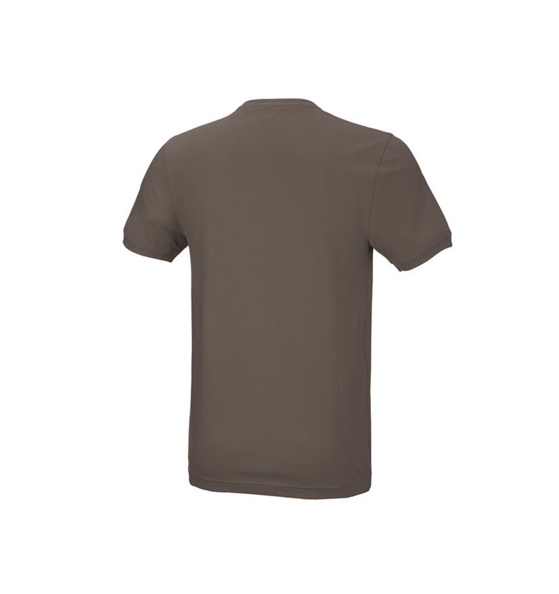 Shirts & Co.: e.s. T-Shirt cotton stretch, slim fit + stein 3