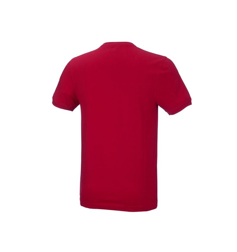 Galabau / Forst- und Landwirtschaft: e.s. T-Shirt cotton stretch, slim fit + feuerrot 3