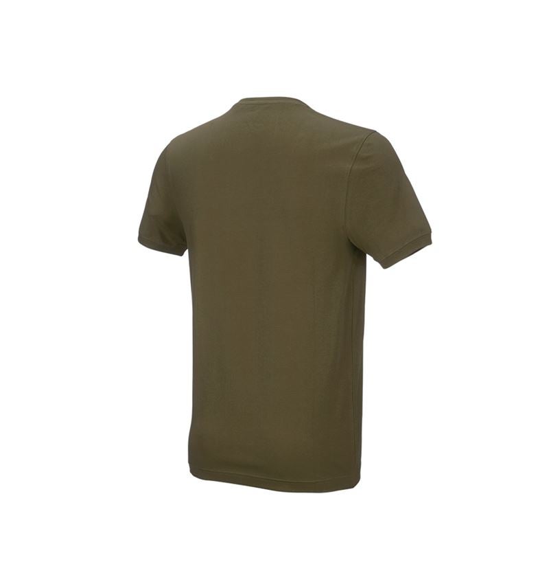 Installateurs / Plombier: e.s. T-Shirt cotton stretch, slim fit + vert boue 3