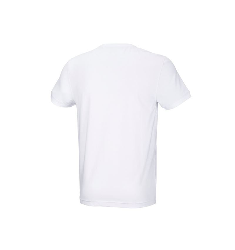 Shirts & Co.: e.s. T-Shirt cotton stretch + weiß 6