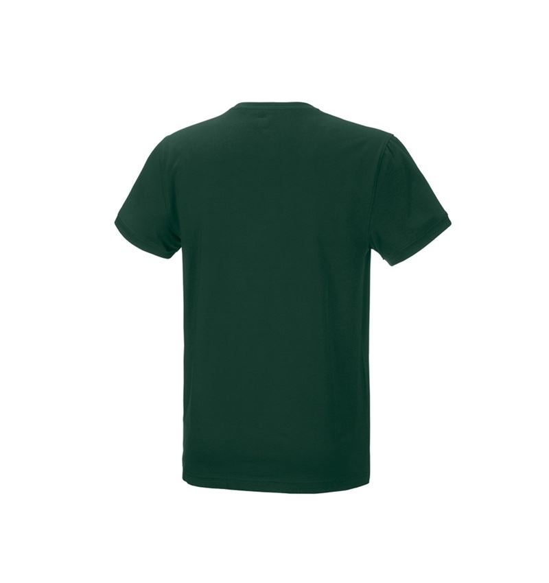 Hauts: e.s. T-Shirt cotton stretch + vert 3