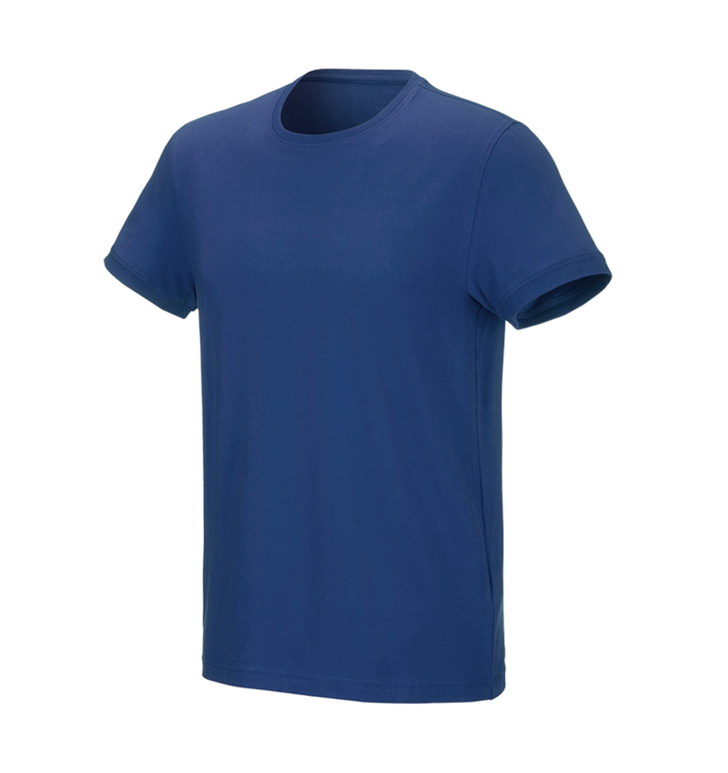 Themen: e.s. T-Shirt cotton stretch + alkaliblau 1