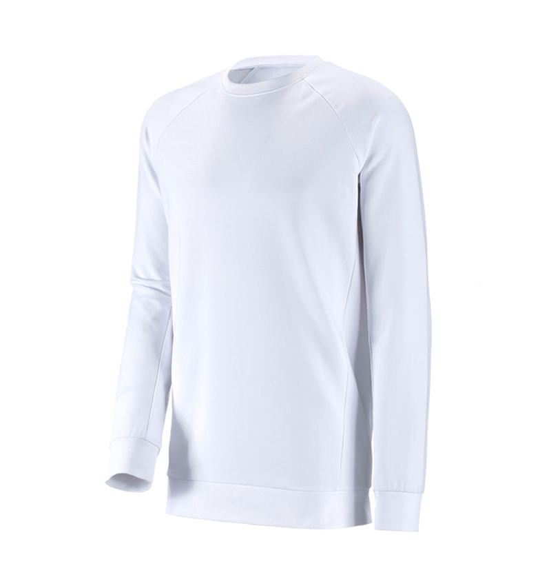 Galabau / Forst- und Landwirtschaft: e.s. Sweatshirt cotton stretch, long fit + weiß 2