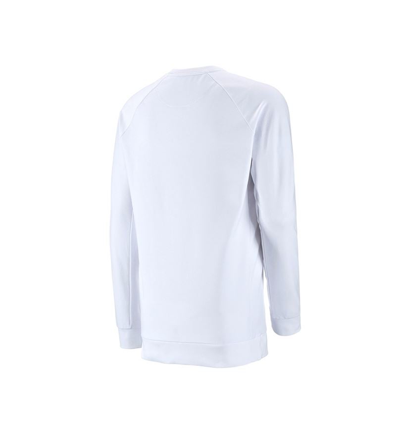 Galabau / Forst- und Landwirtschaft: e.s. Sweatshirt cotton stretch, long fit + weiß 3
