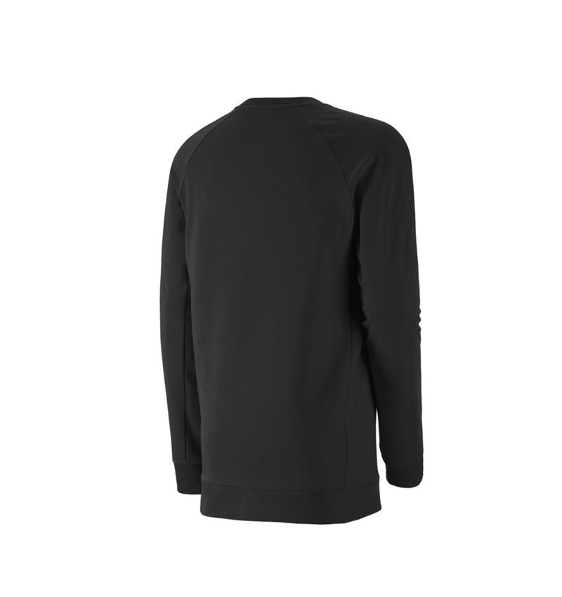 Galabau / Forst- und Landwirtschaft: e.s. Sweatshirt cotton stretch, long fit + schwarz 3