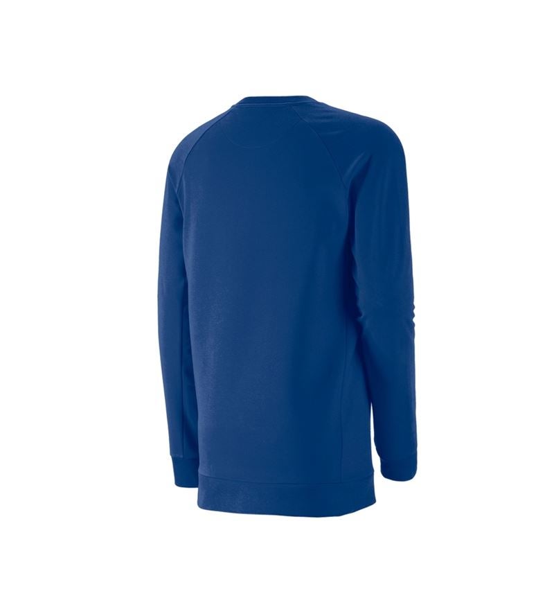 Topics: e.s. Sweatshirt cotton stretch, long fit + royal 3