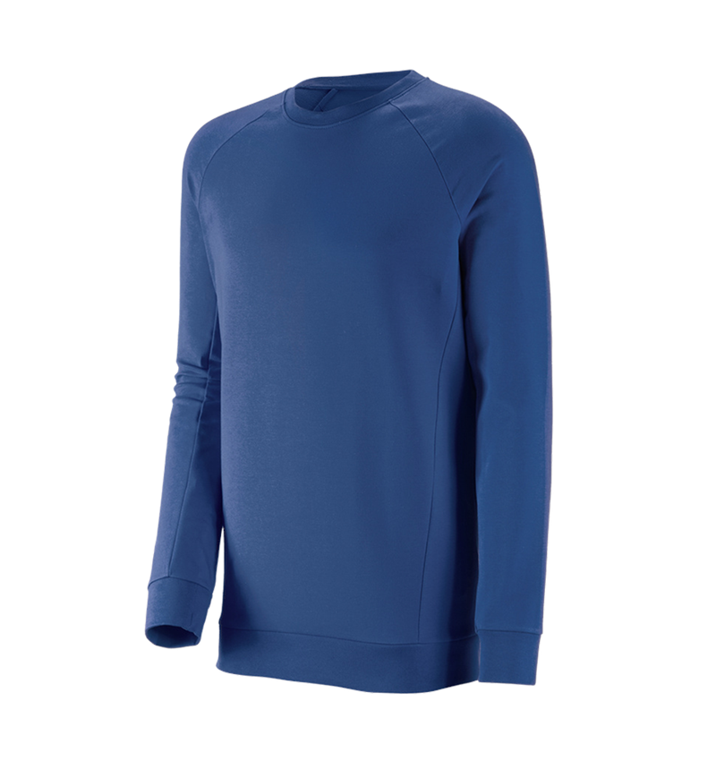 Installateurs / Plombier: e.s. Sweatshirt cotton stretch, long fit + bleu alcalin 2