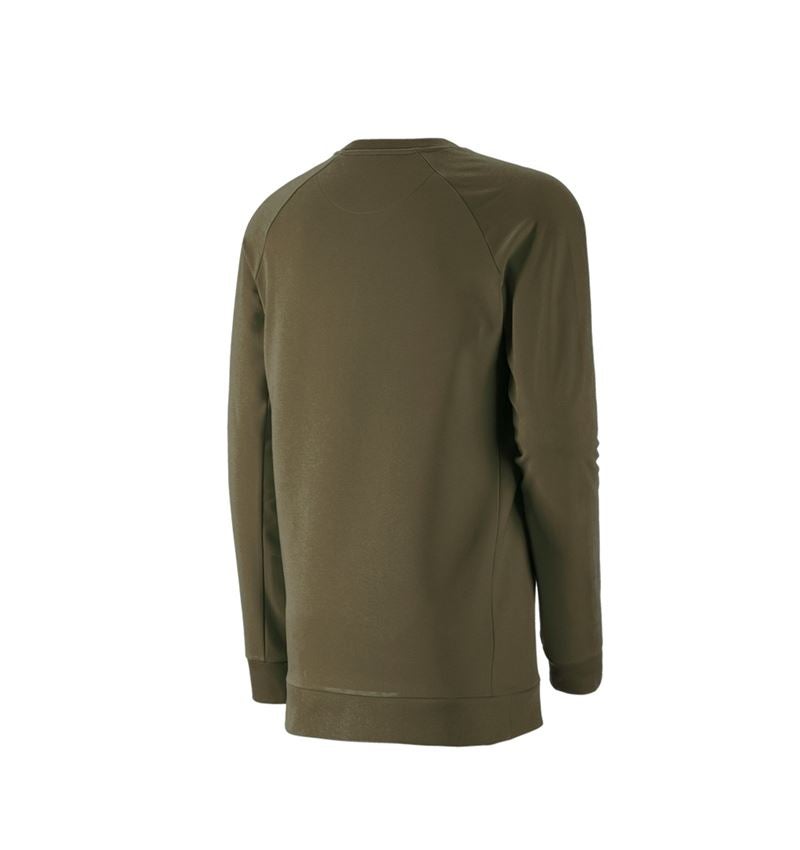 Galabau / Forst- und Landwirtschaft: e.s. Sweatshirt cotton stretch, long fit + schlammgrün 3