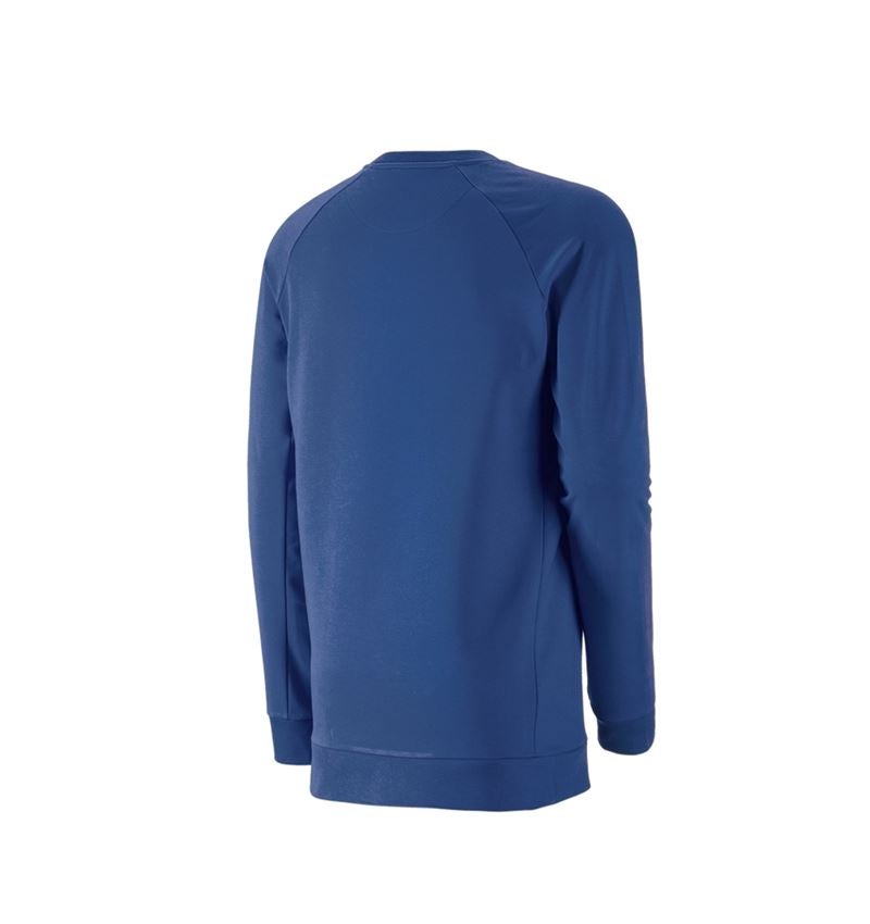 Thèmes: e.s. Sweatshirt cotton stretch, long fit + bleu alcalin 3