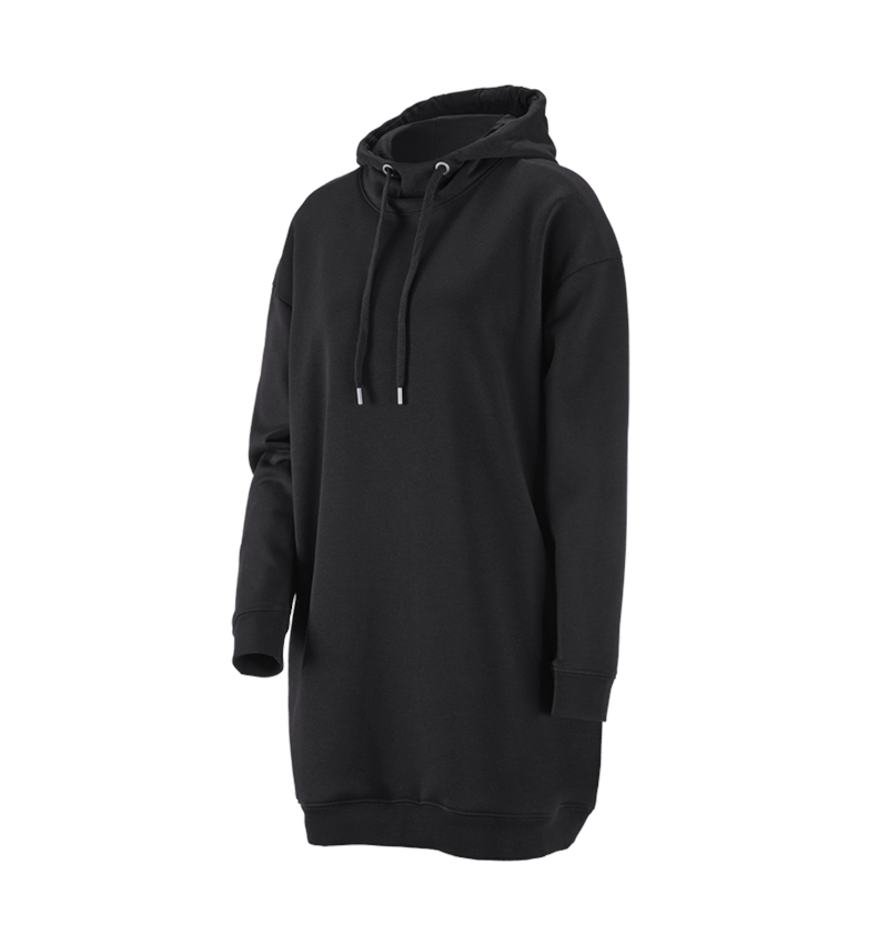 Topics: e.s. Oversize hoody sweatshirt poly cotton, ladies + black 1