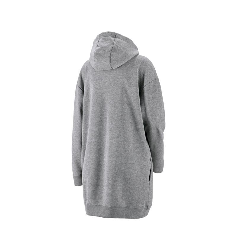 Shirts, Pullover & more: e.s. Oversize hoody sweatshirt poly cotton, ladies + grey melange 2