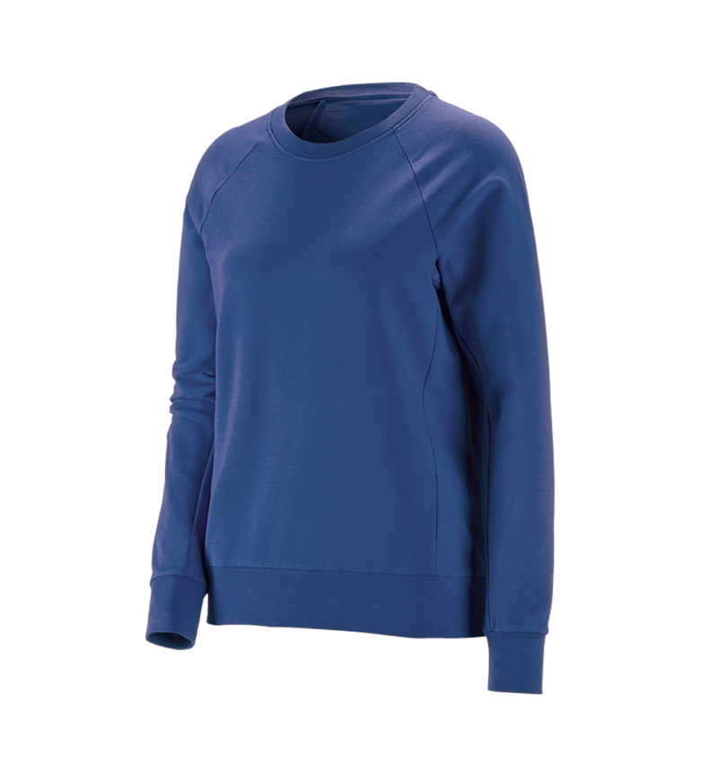 Shirts, Pullover & more: e.s. Sweatshirt cotton stretch, ladies' + alkaliblue 2