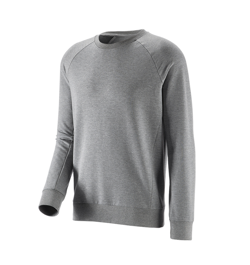 Shirts, Pullover & more: e.s. Sweatshirt cotton stretch + grey melange 2