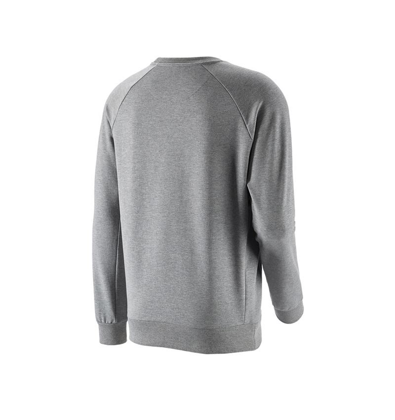 Shirts, Pullover & more: e.s. Sweatshirt cotton stretch + grey melange 3