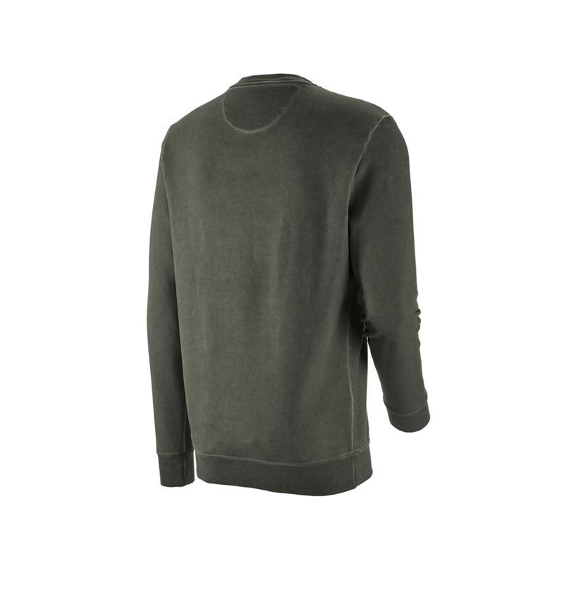 Hauts: e.s. Sweatshirt vintage poly cotton + vert camouflage vintage 6