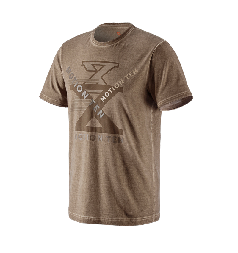 Hauts: T-Shirt e.s.motion ten + brun cendré vintage 1