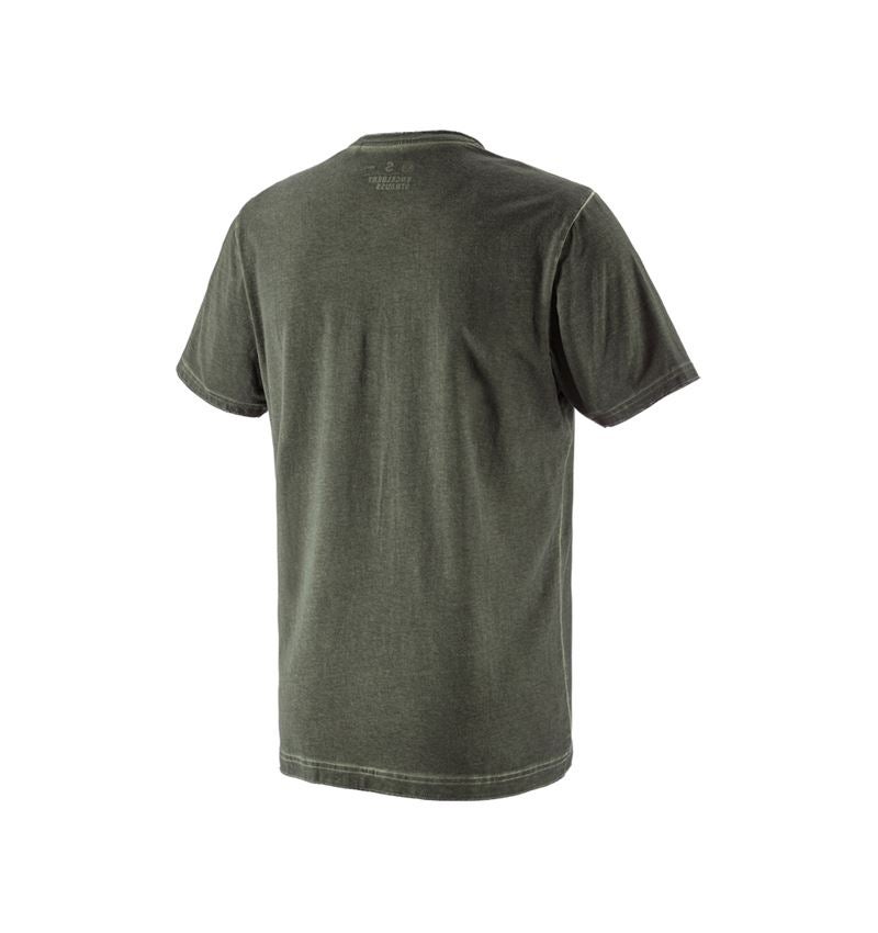 Hauts: T-Shirt e.s.motion ten + vert camouflage vintage 2
