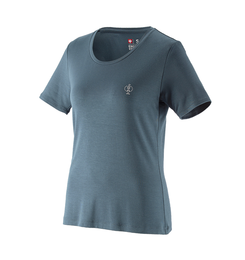 Hauts: Modal-shirt e.s. ventura vintage, femmes + bleu fer 2