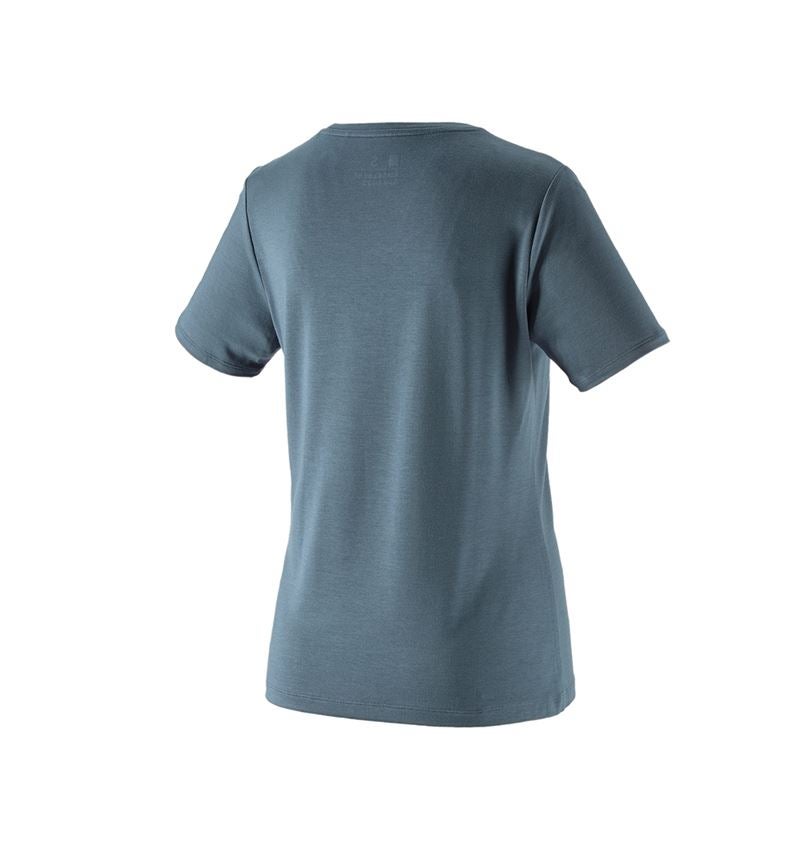 Shirts & Co.: Modal-Shirt e.s. ventura vintage, Damen + eisenblau 3