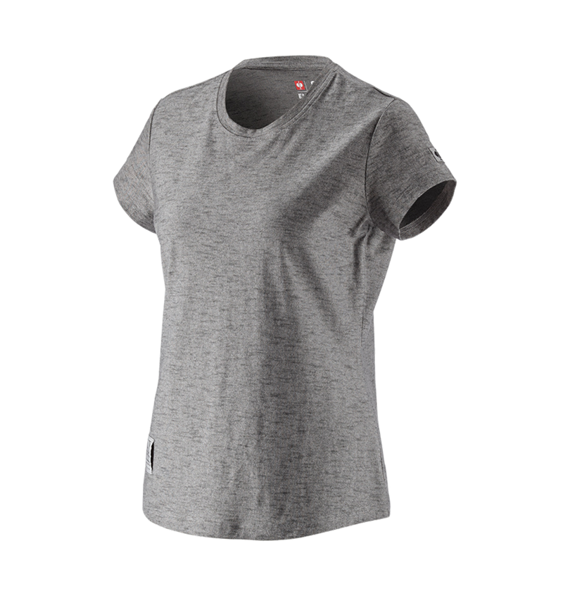 Shirts & Co.: T-Shirt e.s.vintage, Damen + schwarz melange 2