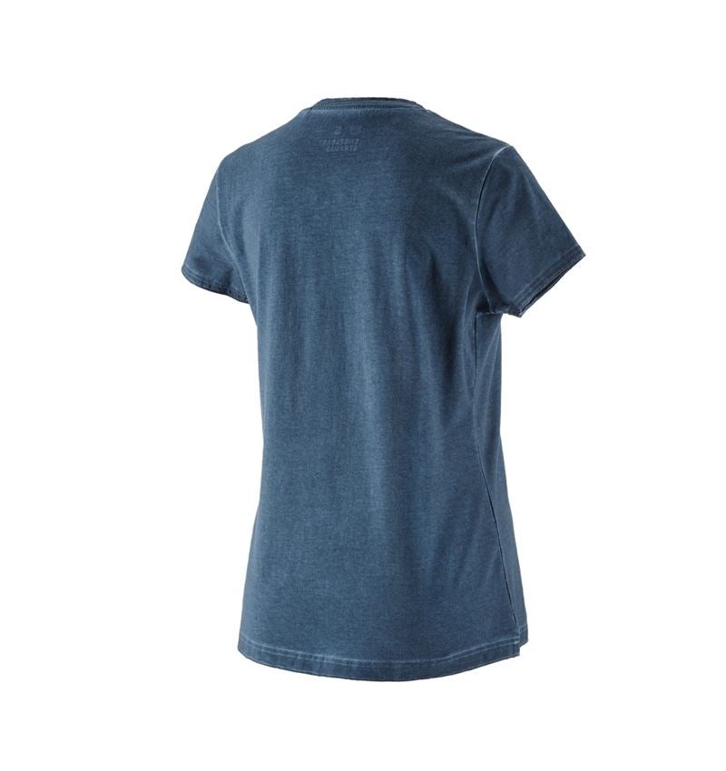Shirts & Co.: T-Shirt e.s.motion ten ostrich, Damen + schieferblau vintage 1