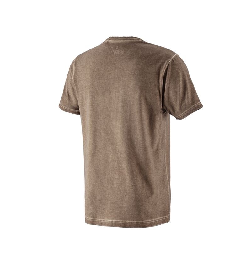 Hauts: T-Shirt e.s.motion ten ostrich + brun cendré vintage 3
