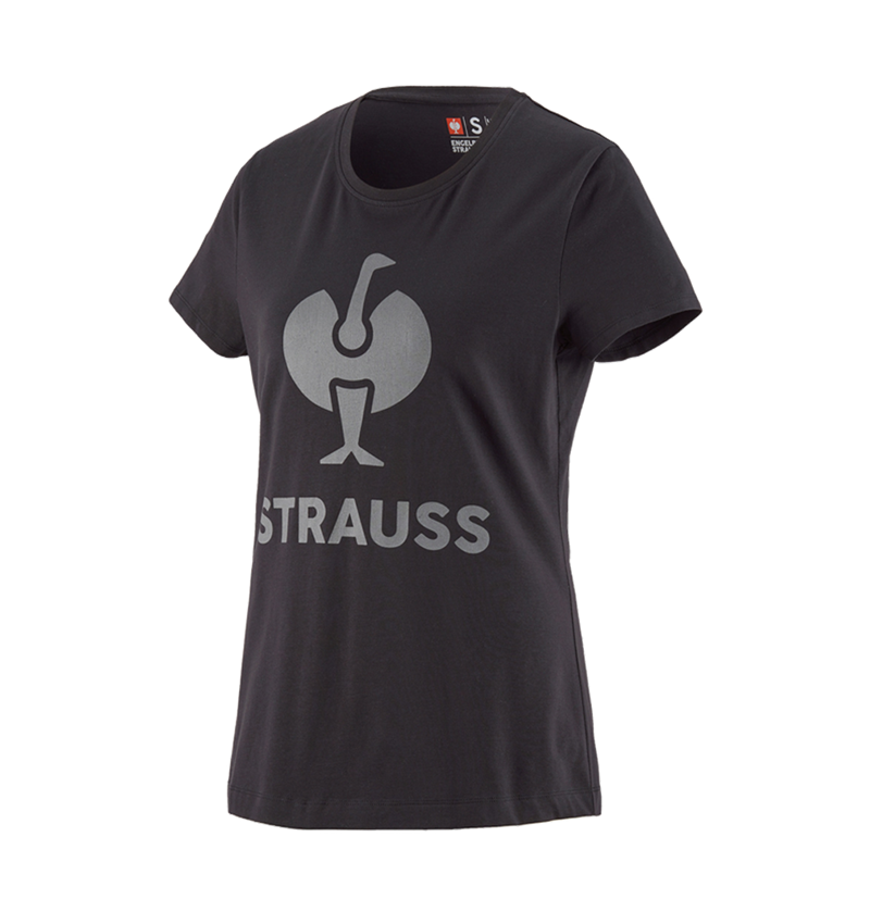 Hauts: T-Shirt e.s.concrete, femmes + noir 2