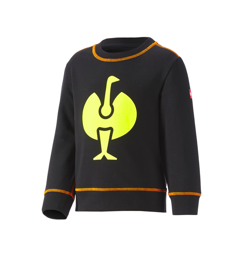 Shirts, Pullover & more: Sweatshirt e.s.motion 2020, children's + black/high-vis yellow/high-vis orange 1
