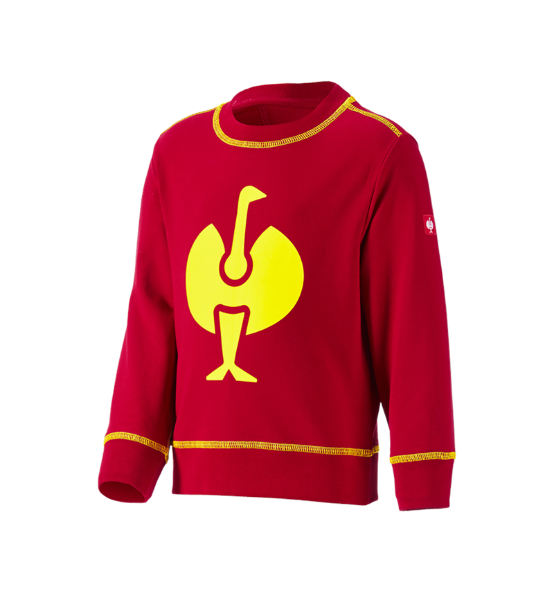 Shirts, Pullover & more: Sweatshirt e.s.motion 2020, children's + fiery red/high-vis yellow 1