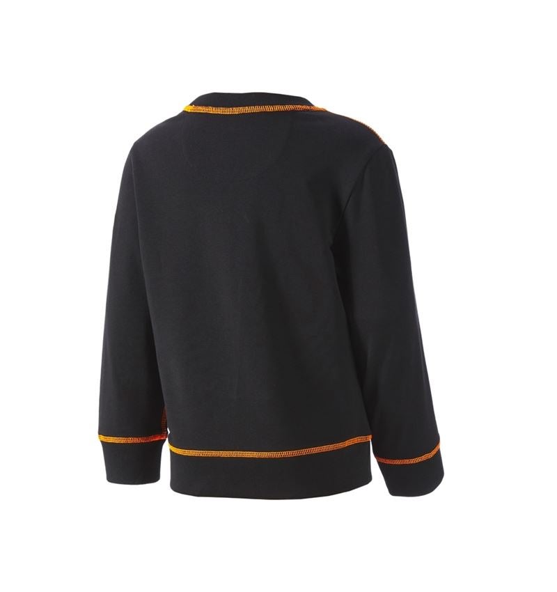 Shirts, Pullover & more: Sweatshirt e.s.motion 2020, children's + black/high-vis yellow/high-vis orange 2