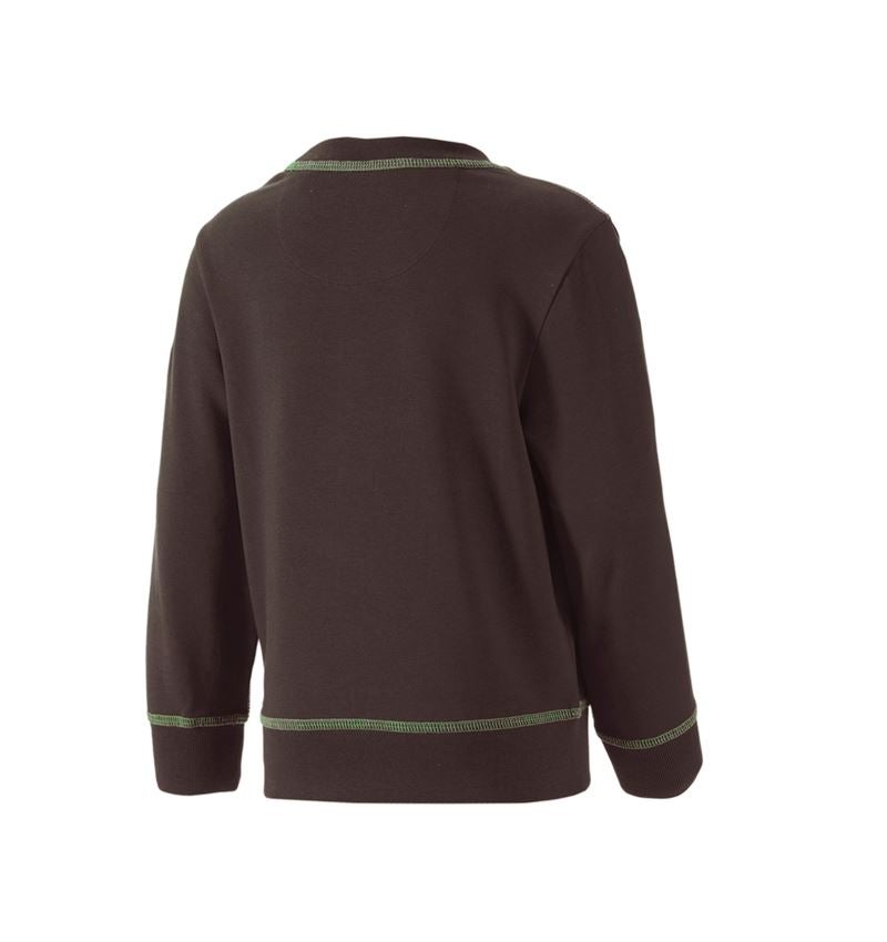 Shirts, Pullover & more: Sweatshirt e.s.motion 2020, children's + chestnut/seagreen 2