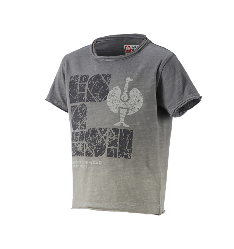 Shirts & Co.: e.s. T-Shirt denim workwear, Kinder + granit vintage 1