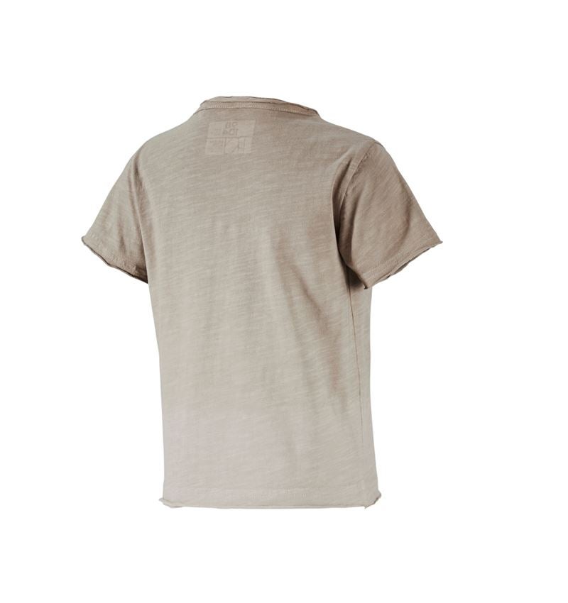 Shirts & Co.: e.s. T-Shirt denim workwear, Kinder + taupe vintage 2
