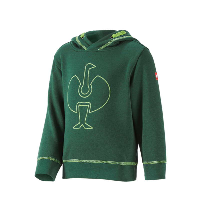 Shirts & Co.: Hoody-Sweatshirt e.s.motion 2020, Kinder + grün/seegrün 1