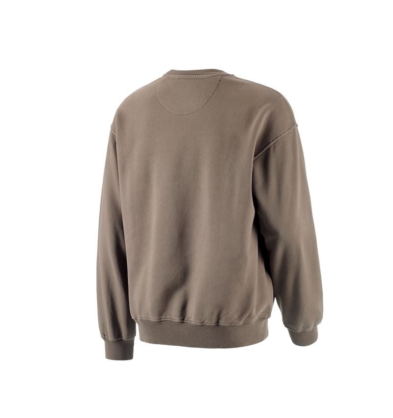 Hauts: Sweatshirt Oversize e.s.motion ten + brun pécan vintage 3