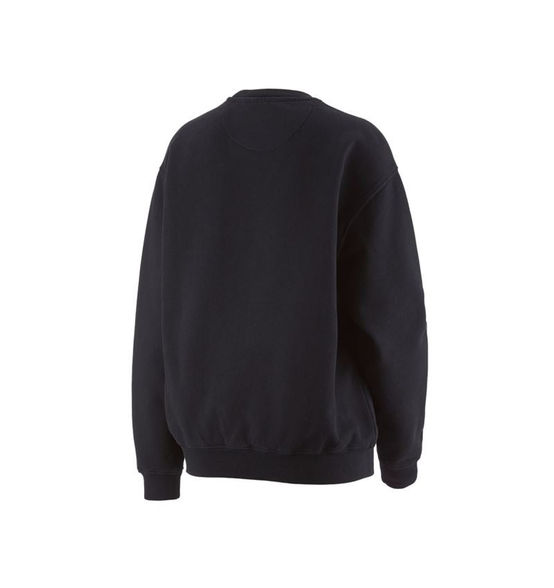 Hauts: Sweatshirt Oversize e.s.motion ten, femmes + noir oxyde vintage 4