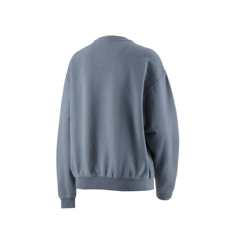 Hauts: Sweatshirt Oversize e.s.motion ten, femmes + bleu fumée vintage 3