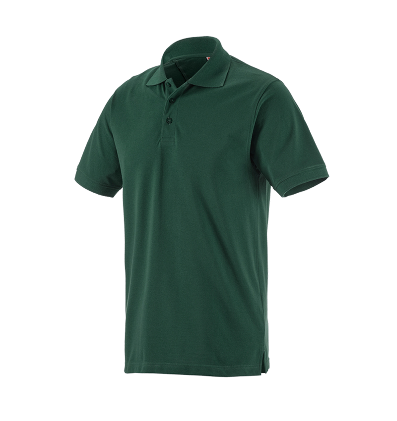 Shirts & Co.: Piqué-Polo e.s.industry + grün