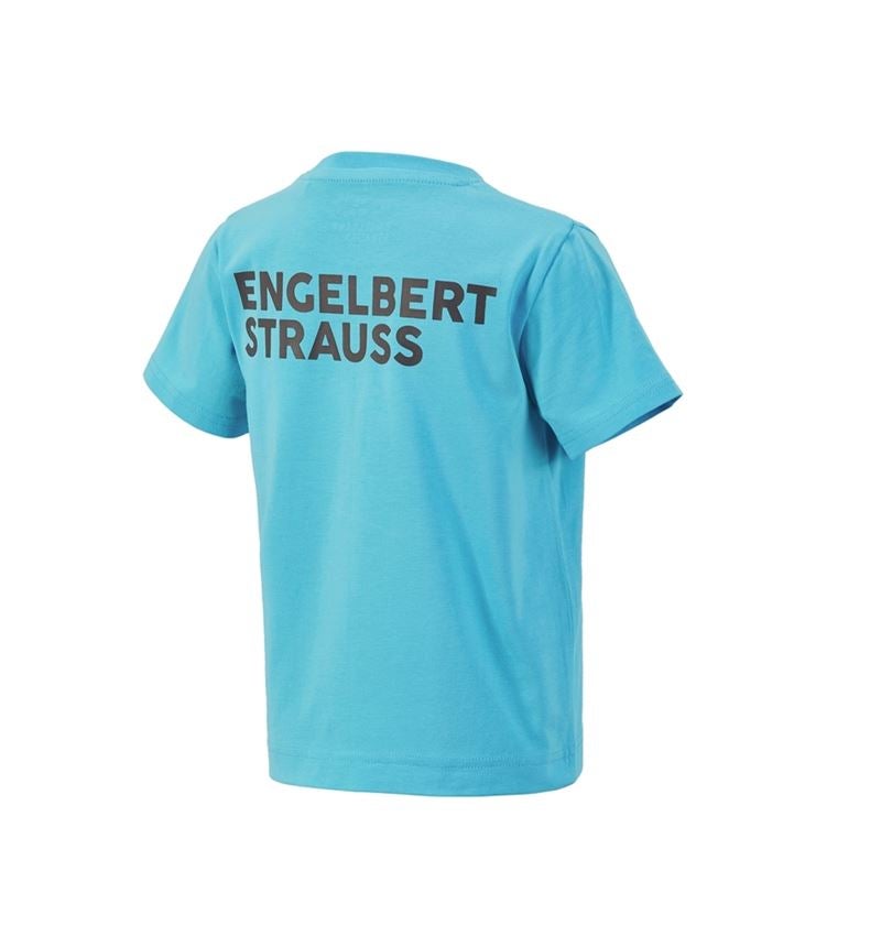 Clothing: T-Shirt e.s.trail, children's + lapisturquoise/anthracite 3