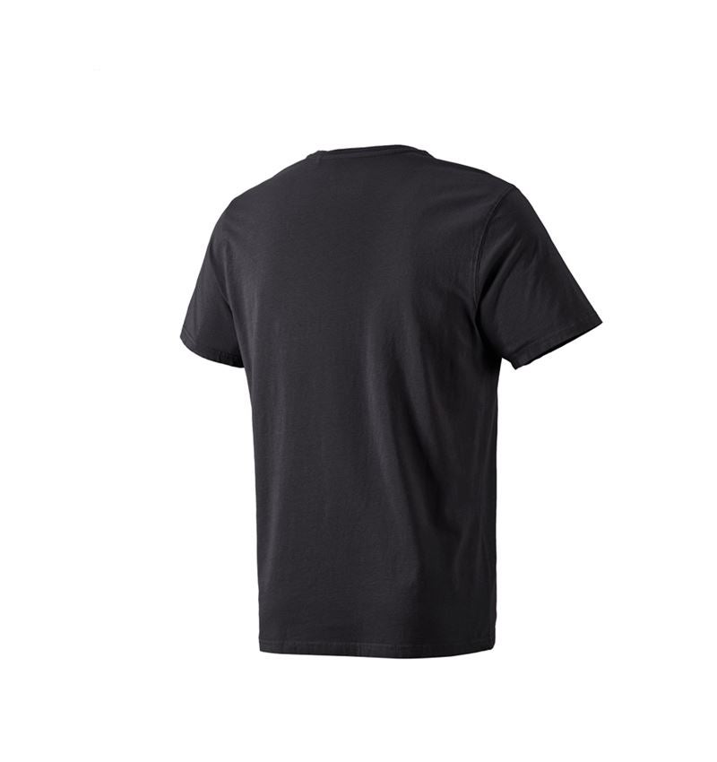 Hauts: T-Shirt e.s.motion ten pure + noir oxyde vintage 3