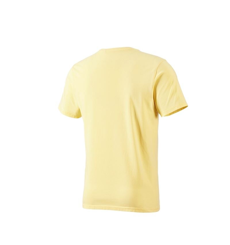 Hauts: T-Shirt e.s.motion ten pure + jaune clair vintage 3
