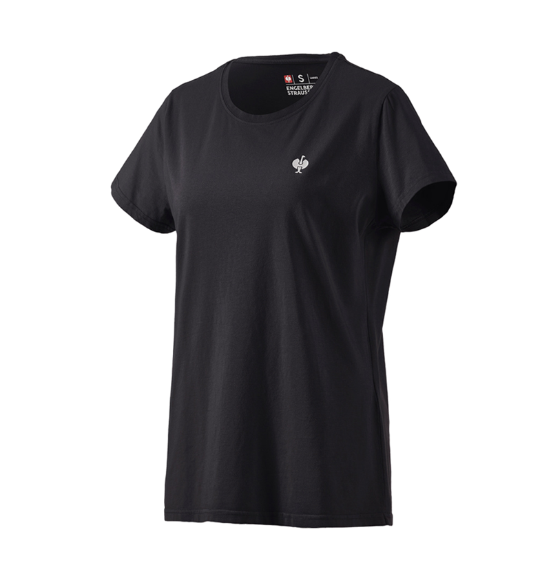Shirts & Co.: T-Shirt e.s.motion ten pure, Damen + oxidschwarz vintage 2