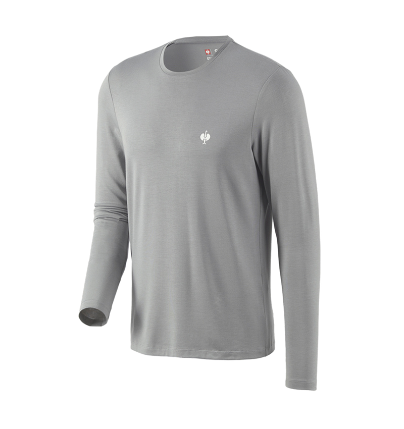 Shirts, Pullover & more: Modal-Longsleeve e.s.concrete + pearlgrey 4
