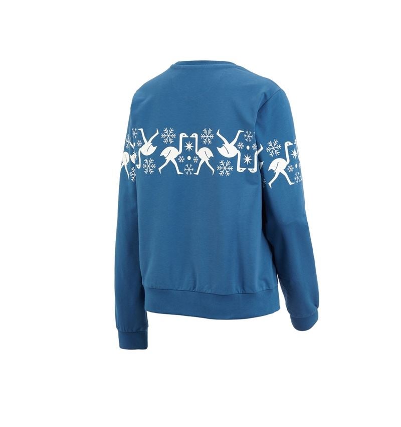 Geschenkideen: e.s. Norweger Sweatshirt, Damen + baltikblau 3